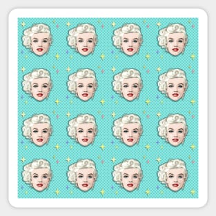 Atomic Pop Marilyn Sticker